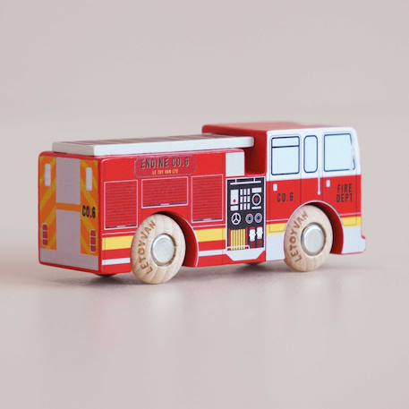 Camion de pompiers quinn no 44 Rouge 5 - vertbaudet enfant 