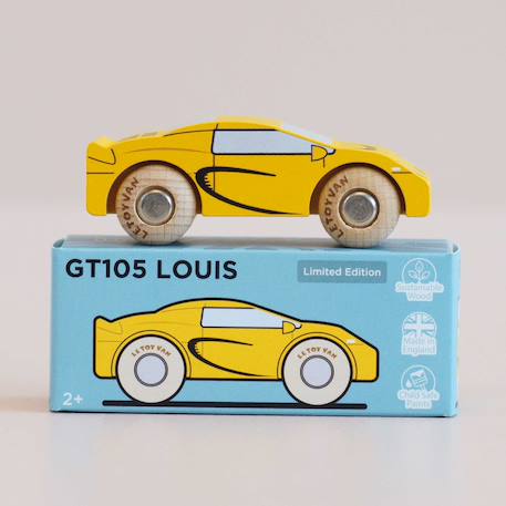 Voiture louis no 19 Jaune 2 - vertbaudet enfant 