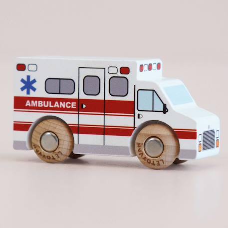 Camion ambulance lance no 43 Blanc 3 - vertbaudet enfant 