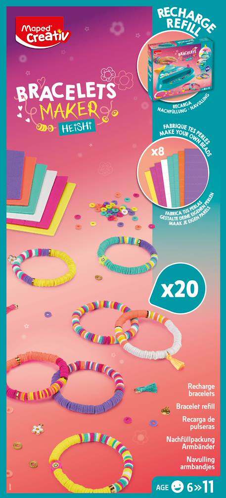 Recharge perles et bijoux bracelets Multi-coloured 2 - vertbaudet enfant 