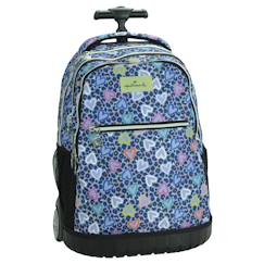 -Cartable à roulettes fille zoo coeur