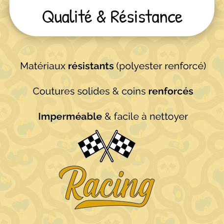 Cartable scolaire réversible 38 cm pol fox race – motif voiture – 2 compartiments Gris 6 - vertbaudet enfant 