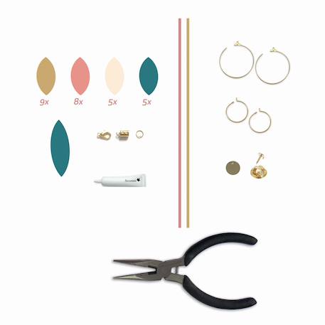 Atelier de bijoux en cuir Marron 2 - vertbaudet enfant 