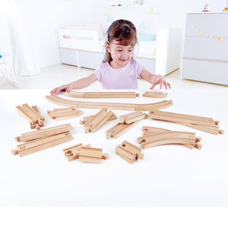 Coffret d'extension de 24 rails Beige 5 - vertbaudet enfant 