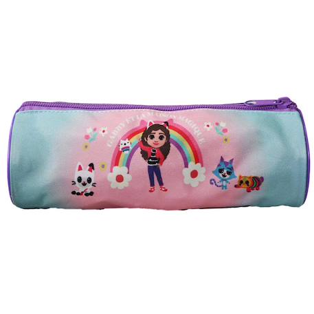 Trousse ronde fille gabby's dollhouse gabby et la maison magique Violet 2 - vertbaudet enfant 