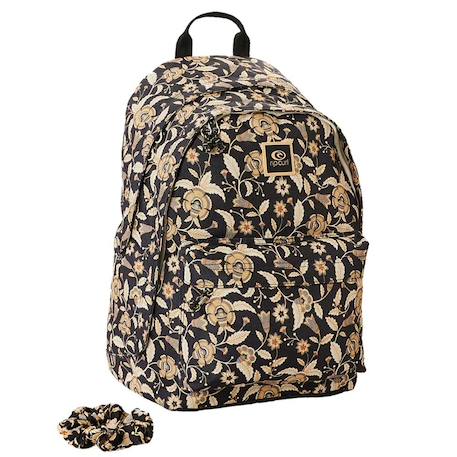 Fille-Sac à dos fille double dome avec chouchou