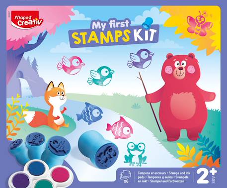 Kit de tampons encrés Multi-coloured 4 - vertbaudet enfant 