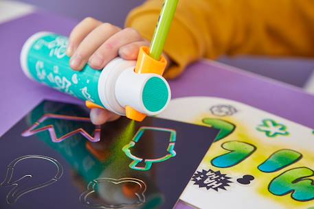 Coffret d'aérographe pour enfant Multi-coloured 6 - vertbaudet enfant 