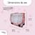 Cartable scolaire réversible 38 cm pol fox happy blush – motif fleurs – 2 compartiments Rose 3 - vertbaudet enfant 