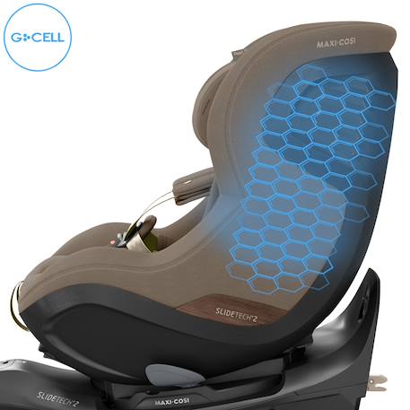 Maxi-cosi pearl slide pro coulissant et pivotant Authentic black+Authentic graphite+Authentic truffle 16 - vertbaudet enfant 