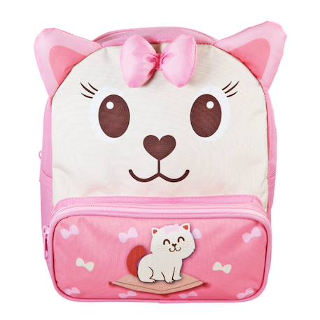 Bébé-Accessoires-Sac à dos maternelle fille animal chat