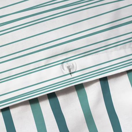 Parure de lit imprimée 100% coton, croco Vert 5 - vertbaudet enfant 