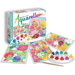 Jouet-Aquarellum dans les fleurs