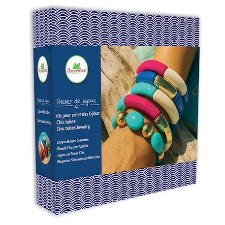 Atelier de bijoux chic tubes Bleu 1 - vertbaudet enfant 