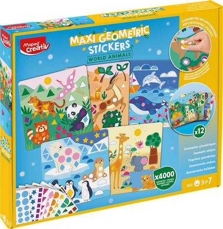 Activités de gommettes animaux Multi-coloured 1 - vertbaudet enfant 