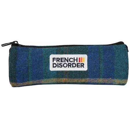 Trousse ronde fille tartan bleu Tartan bleu 2 - vertbaudet enfant 