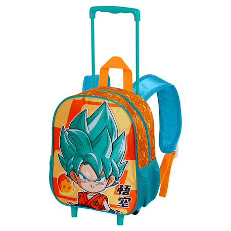 Garçon-Cartable à roulettes garçon dragon ball z chibi