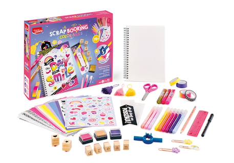 Scrapbooking kit complet d'activités Multi-coloured 2 - vertbaudet enfant 