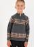 Pull garçon imprimé géométrique Gris 1 - vertbaudet enfant 