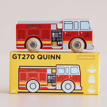 Camion de pompiers quinn no 44 Rouge 2 - vertbaudet enfant 