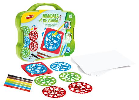Mallette mandala de voyage Multi-coloured 2 - vertbaudet enfant 