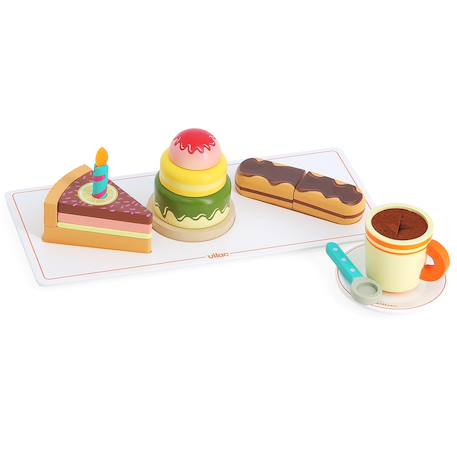 Café gourmand en bois Blanc 1 - vertbaudet enfant 
