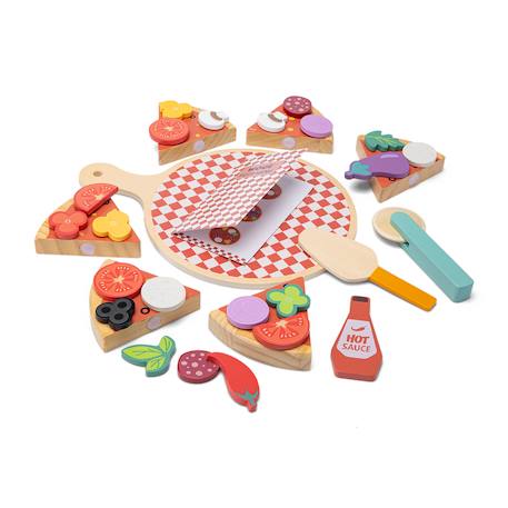 Ensemble pizza pour jouer Beige 3 - vertbaudet enfant 