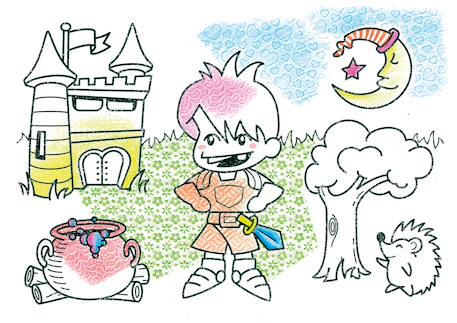 Kit plateau à dessiner Multi-coloured 5 - vertbaudet enfant 