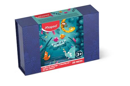 Coffret de coloriage jungle fever Multi-coloured 1 - vertbaudet enfant 