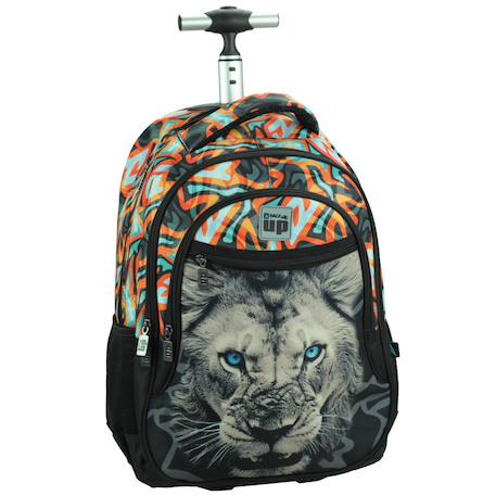 Garçon-Cartable à roulettes garçon back me up lion
