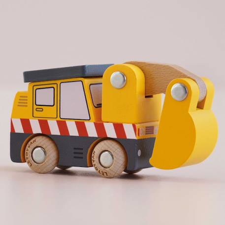 Tractopelle eddie no 37 Jaune 3 - vertbaudet enfant 