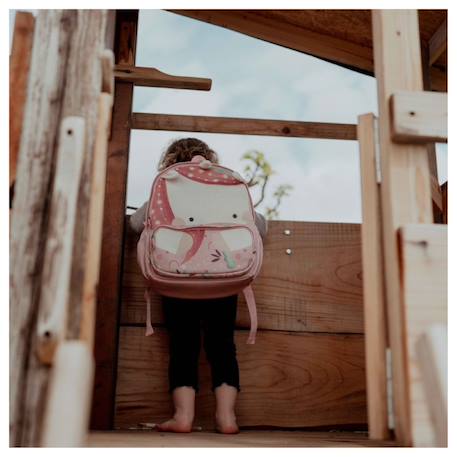 Sac à dos enfant format a4 Beige+Blanc+Bleu+Jaune+Orange+Rose+Rouge+Vert 35 - vertbaudet enfant 
