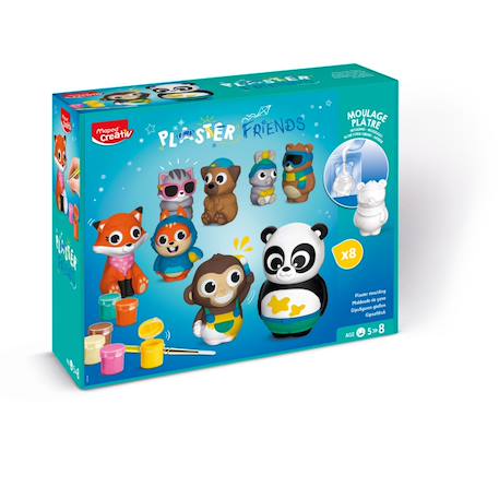 Coffret plâte moulage animaux Multi-coloured 1 - vertbaudet enfant 