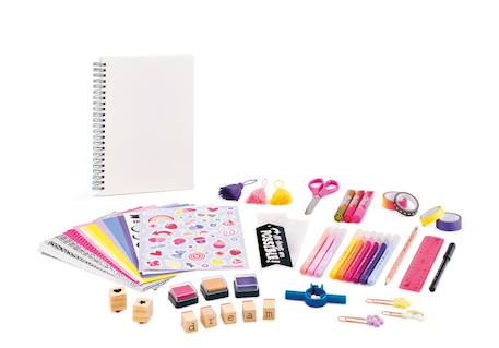 Scrapbooking kit complet d'activités Multi-coloured 3 - vertbaudet enfant 