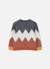 Pull garçon à imprimé géométrique zigzag Marron 4 - vertbaudet enfant 
