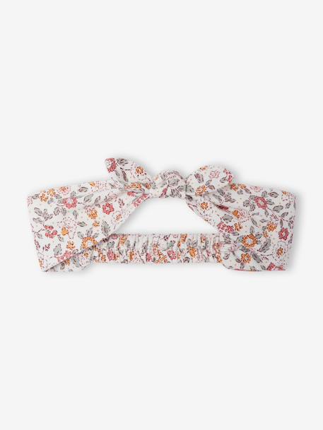 Coffret bébé robe + gilet + bandeau vanille+vieux rose 16 - vertbaudet enfant 