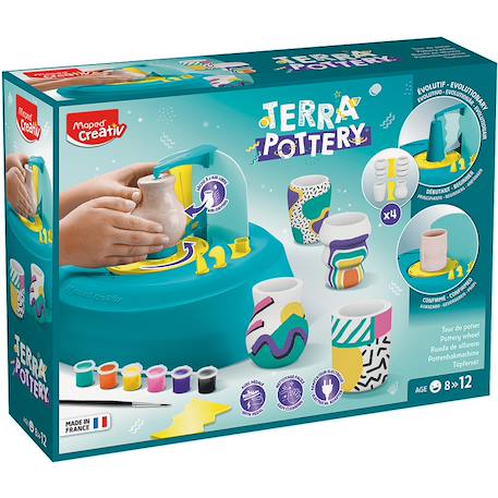 Coffret de poterie Terra creativ Multi-coloured 2 - vertbaudet enfant 