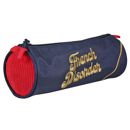 Garçon-Trousse ronde fille colorblock rouge