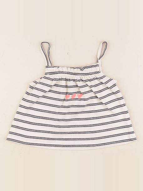 Débardeur - 24 mois Beige, bleu 1 - vertbaudet enfant 