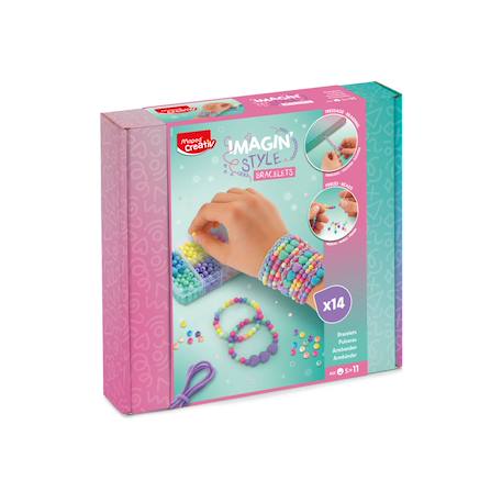 Kit création de bijoux bubble Multi-coloured 1 - vertbaudet enfant 