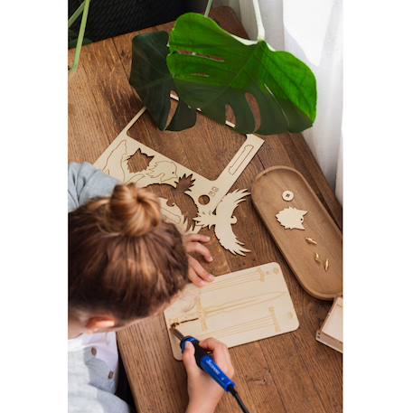 Maquettes et pyrogravure celtique Bleu 5 - vertbaudet enfant 