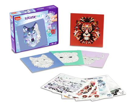 Activités de gommettes au numéro Multi-coloured 2 - vertbaudet enfant 