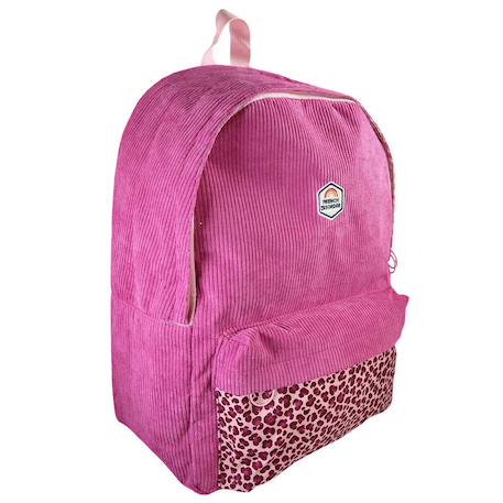 Sac à dos fille forme borne Leo rose 1 - vertbaudet enfant 