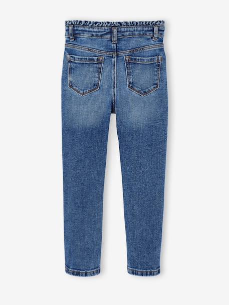 Jean slim fille morpho médium bleu clair+bleu moyen 8 - vertbaudet enfant 