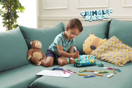 Craies de coloriage maxi jungle fever Multi-coloured 4 - vertbaudet enfant 