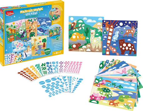 Activités de gommettes animaux Multi-coloured 2 - vertbaudet enfant 