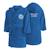 Peignoir enfant brodé 100% coton, om dribble Bleu 3 - vertbaudet enfant 