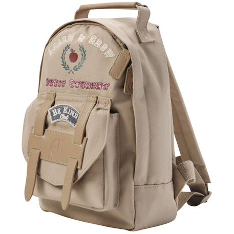 Sac à dos mini learn & grow Marron, rouge, blanc 1 - vertbaudet enfant 