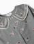 Chemise en coton à motif vichy avec imprimé floral Bleu foncé 3 - vertbaudet enfant 