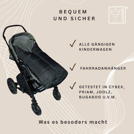 Chancelière thermique Sandy anthracite+kaki+noir+noir/gris+sable+sauge verte 13 - vertbaudet enfant 